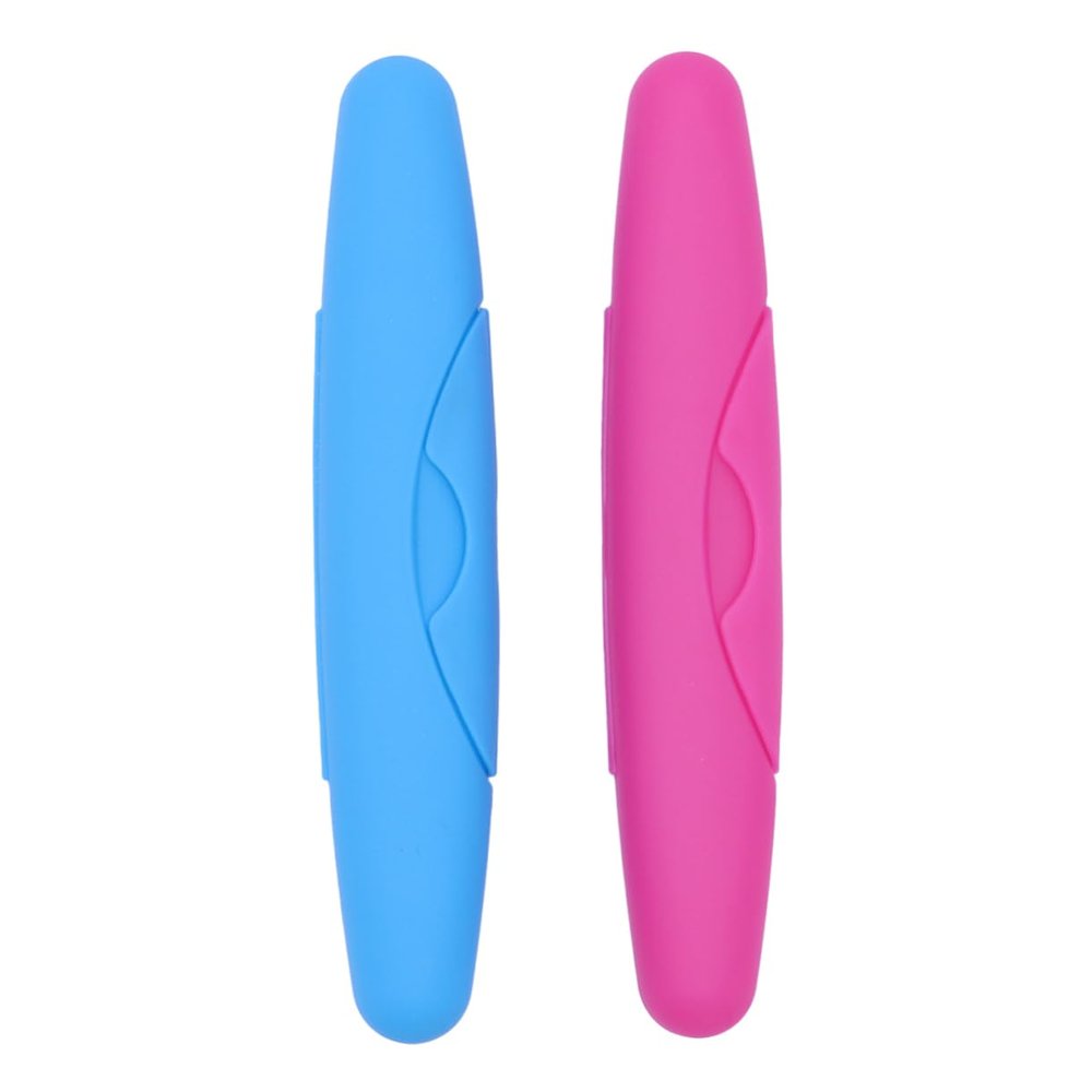 ABS Toothbrush Cases, 2-Pack, Winter Christmas Theme
