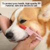 Eye Comb for Dogs - Silicone Brush Head view 2