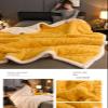 DoUxie Plush Warm Reversible Fleece Throw Blanket for Couch and Sofa view 2