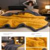 DoUxie Plush Warm Reversible Fleece Throw Blanket for Couch and Sofa view 4