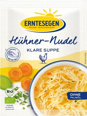 Organic Chicken Noodle Clear Soup, 2 x 37 g