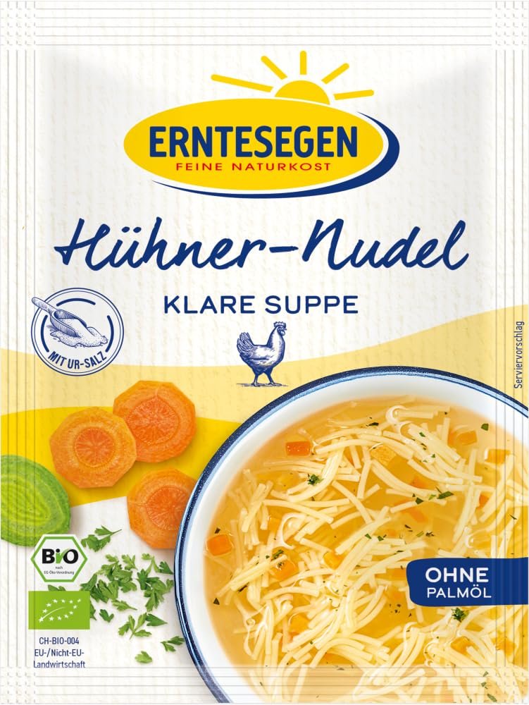 Organic Chicken Noodle Clear Soup, 2 x 37 g