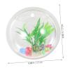FRCOLOR Transparent Acrylic Wall-Mounted Vase view 3