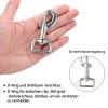 4-Pack Swivel Carabiners view 4