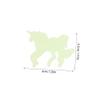 SOLUSTRE 2 Sets Glow-in-the-Dark Wall Stickers for Kids' and Baby Rooms, Plastic DIY Night-Light Wall Art view 2