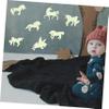 SOLUSTRE 2 Sets Glow-in-the-Dark Wall Stickers for Kids' and Baby Rooms, Plastic DIY Night-Light Wall Art view 3