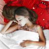 3-Piece Queen Duvet Cover Set, Tencel, Red Crab Pattern with White Dots view 3