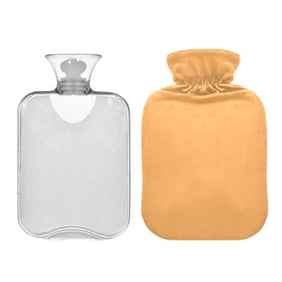 Hot Water Bottle with Cover, 1 L, Heating Pad for Menstrual Cramps, Neck and Shoulder Pain
