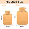 Hot Water Bottle with Cover, 1 L, Heating Pad for Menstrual Cramps, Neck and Shoulder Pain view 2