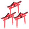 INOOMP 3-Piece Aquarium Torii Decoration Set view 1