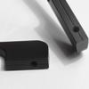 NUALLY Cabinet Handles for Kitchen Doors, Modern Furniture Handles, 1 Piece, Black, 192 mm view 3