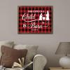 Wooden Wall Sign “For Unto Us A Child Is Born,” Nativity Cross Scene, 16 x 20 in view 4