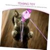Halloween Plush Cat Teaser Wand, Lightweight Interactive Toy view 4