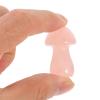 Sosoport 2-Piece Pink Mushroom-Shaped Stone Ornaments for Garden Landscapes view 4