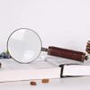 Handheld Glass Magnifying Glass, Retro Premium Gift Box, 10x Optical Magnification view 3