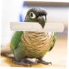 Angoily Parrot Chew Toy - 6 Pieces Natural Wood view 2