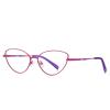 PARWANA Women's Cat-Eye Reading Glasses, Blue-Light Blocking, Red, +0.00 view 1