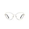 PARWANA Women's Cat-Eye Reading Glasses, Gold, +1.00 view 2