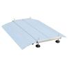 BKEKM Adjustable Aluminum Wheelchair Threshold Ramp view 1