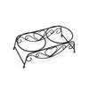 Double Stainless Steel Cat Bowl, User-Friendly and Stable view 2