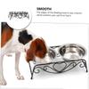 Double Stainless Steel Cat Bowl, User-Friendly and Stable view 3