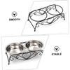 Double Stainless Steel Cat Bowl, User-Friendly and Stable view 4