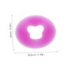 Purple U-Shaped Silicone Facial Massage Cushion with Hole for Spa view 2