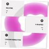 Purple U-Shaped Silicone Facial Massage Cushion with Hole for Spa view 3