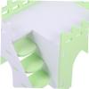 MAGICLULU PVC Hamster Hideout House, Light Green Tunnel Toy view 3