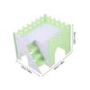 MAGICLULU PVC Hamster Hideout House, Light Green Tunnel Toy view 4