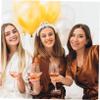 SKISUNO Lightweight Fashion Birthday Headband for Women with White Faux Pearls and Aluminum Alloy Decoration view 2