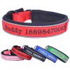 Adjustable Personalized Embroidered Neoprene-Padded Dog Collar view 1