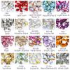 20-Piece Mixed-Shape Flatback Glass Rhinestones for Nail Art and Jewelry Making, Aquamarine SI view 4