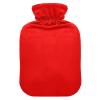 Sturdy Red Hot Water Bottle with Soft Cover, Hand and Foot Warmer, Winter Gift, 1 L view 1