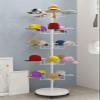Floor-Standing Hat and Wig Stand with Wheels for Multiple Hats view 1