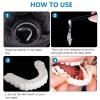 Flipped Warmth 2 Pairs Snap-On Teeth, Temporary Upper and Lower Dental Veneers view 2