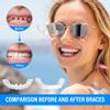 Flipped Warmth 2 Pairs Snap-On Teeth, Temporary Upper and Lower Dental Veneers view 4