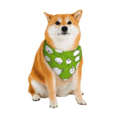 Funny Sheep Yoga Pattern Dog Bandana