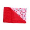 Iguana Sleeping Bag, Foldable and Portable Canvas Flannel, Pink view 1