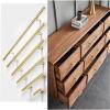Gold Cabinet Handles, 4-Pack, Aluminum Alloy T-Handles, 192 mm Hole Spacing view 4
