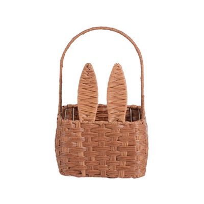 Ciieeo Plastic Picnic Basket with Handle, Storage Organizer for Fruit and Snacks