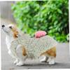 Beavorty Christmas Dog Sweater with Bow Green XS view 2