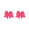 Elastic Hair Ties with Bow Knot for Ponytails, Seamless, 2 Pcs view 1