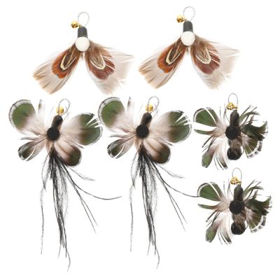 minkissy 6-Piece Cat Wand Replacement Heads, Insect Designs