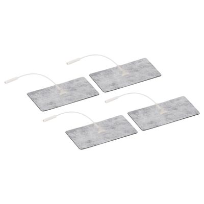 Sport-Tec Adhesive Electrode Pads for TENS and Electrical Stimulation, 5 x 5 cm, 4-Piece Set