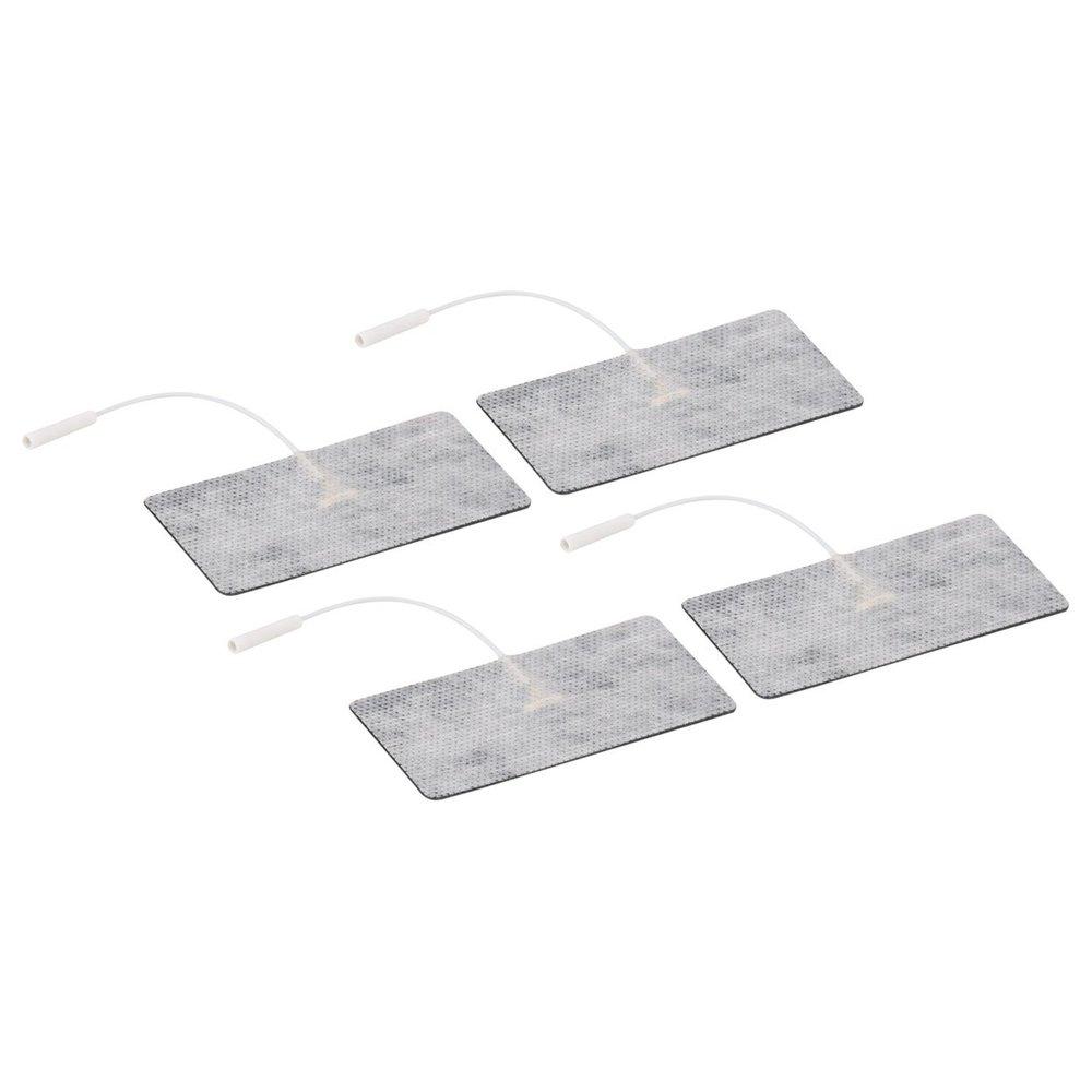 Sport-Tec Adhesive Electrode Pads for TENS and Electrical Stimulation, 5 x 5 cm, 4-Piece Set