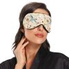 Embroidered Horse Head Sleep Mask with Adjustable Strap, Roses and Flag view 2