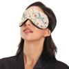 Embroidered Horse Head Sleep Mask with Adjustable Strap, Roses and Flag view 4