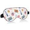 Light-Blocking Gamepad Pattern Sleep Mask with Adjustable Strap view 1