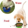 Collapsible Portable Extra-Large Silicone Dog Travel Bowl, 1 pc, Black/120 (Color: Purple) view 3